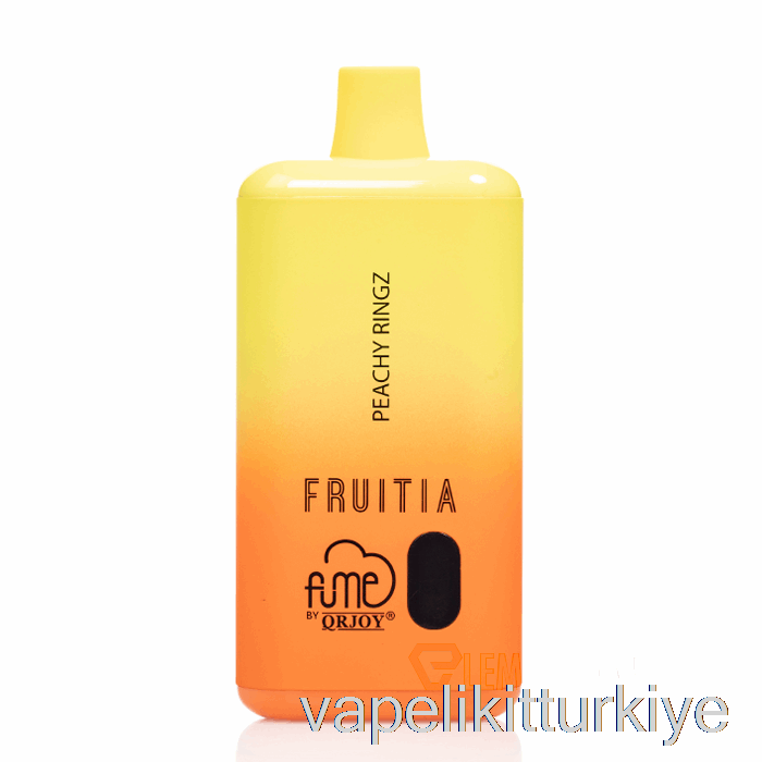 Vape Türkiye Fruitia X Fume 8000 Tek Kullanımlık şeftali Halkası